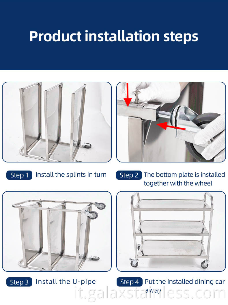 Stainless Steel Trolley